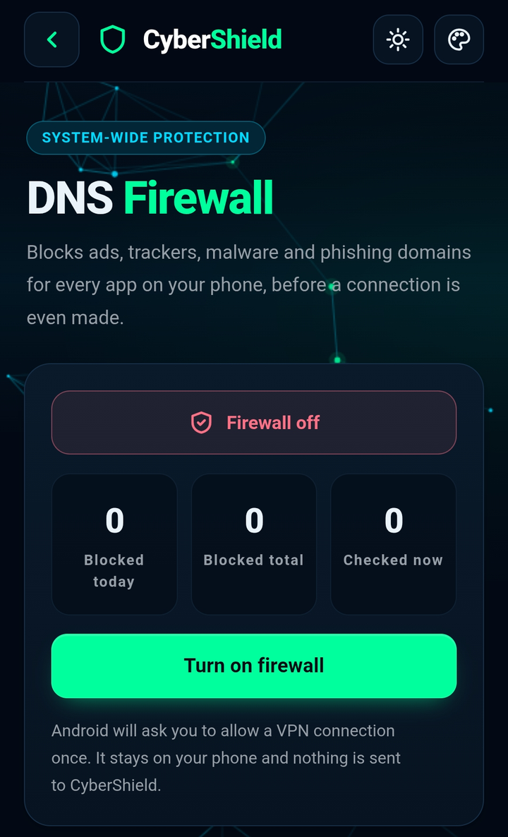 DNS Firewall screenshot