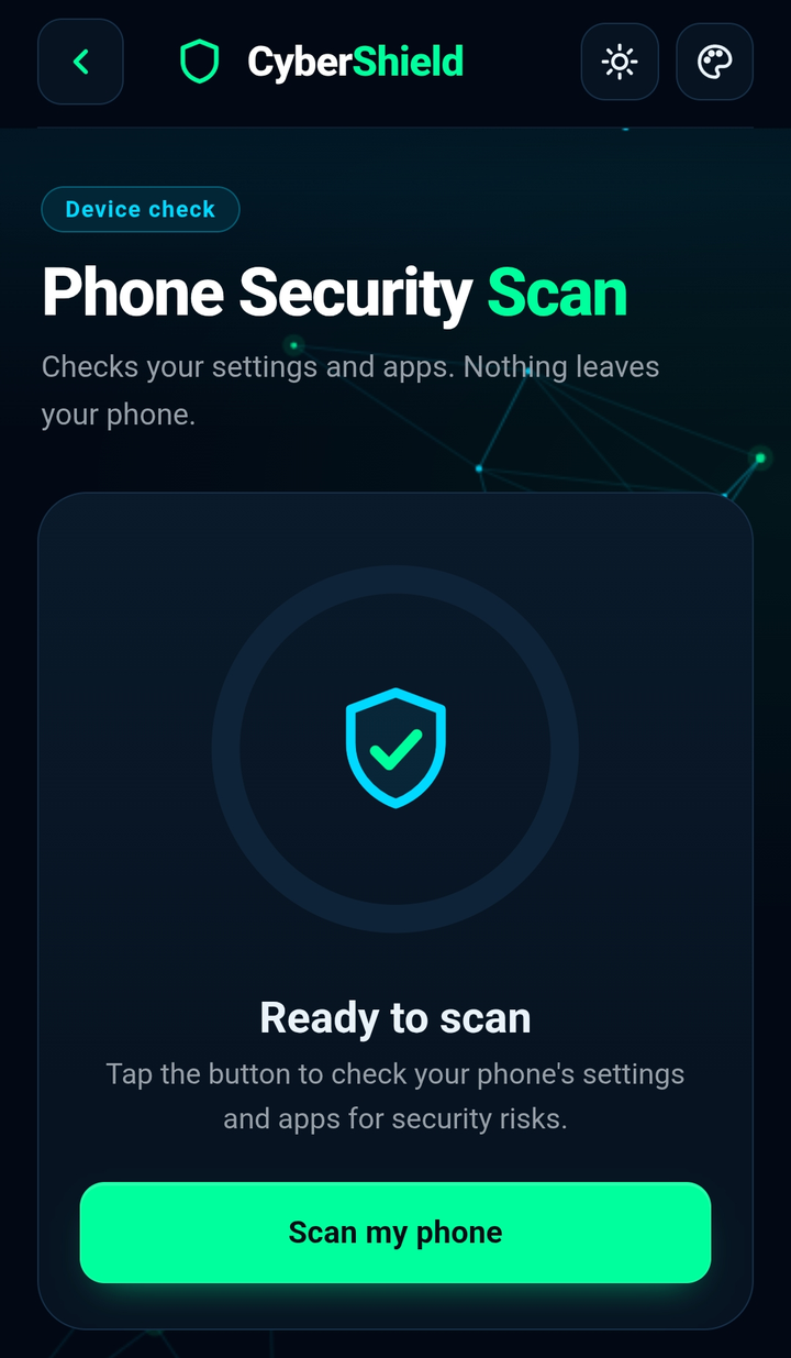 Phone Scan screenshot
