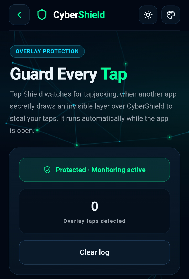 Tap Shield screenshot